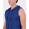 imageReal Essentials 3 Pack Mens DryFit Active Hooded Tank Top  Workout Sleeveless Hoodie Drawstring Available in Big ampamp TallSet 3