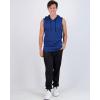 imageReal Essentials 3 Pack Mens DryFit Active Hooded Tank Top  Workout Sleeveless Hoodie Drawstring Available in Big ampamp TallSet 3