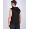 imageReal Essentials 3 Pack Mens DryFit Active Hooded Tank Top  Workout Sleeveless Hoodie Drawstring Available in Big ampamp TallSet 4