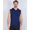 imageReal Essentials 3 Pack Mens DryFit Active Hooded Tank Top  Workout Sleeveless Hoodie Drawstring Available in Big ampamp TallSet 8