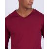 imageReal Essentials 4 Pack Mens Dry Fit Long Sleeve VNeck Active TShirt  Athletic Outdoor UPF 50 Available in Big ampamp TallSet 2