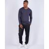 imageReal Essentials 4 Pack Mens Dry Fit Long Sleeve VNeck Active TShirt  Athletic Outdoor UPF 50 Available in Big ampamp TallSet 2