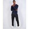 imageReal Essentials 4 Pack Mens Dry Fit Long Sleeve VNeck Active TShirt  Athletic Outdoor UPF 50 Available in Big ampamp TallSet 5