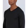 imageReal Essentials 4 Pack Mens Dry Fit Long Sleeve VNeck Active TShirt  Athletic Outdoor UPF 50 Available in Big ampamp TallSet 6