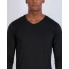 imageReal Essentials 4 Pack Mens Dry Fit Long Sleeve VNeck Active TShirt  Athletic Outdoor UPF 50 Available in Big ampamp TallSet 9