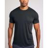 imageReal Essentials 4 Pack Mens DryFit Short Sleeve Pocket Crew Performance Athletic TShirt Available in Big ampamp TallSet 1