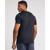 imageReal Essentials 4 Pack Mens DryFit Short Sleeve Pocket Crew Performance Athletic TShirt Available in Big ampamp TallSet 1