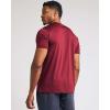 imageReal Essentials 4 Pack Mens DryFit Short Sleeve Pocket Crew Performance Athletic TShirt Available in Big ampamp TallSet 2
