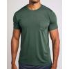 imageReal Essentials 4 Pack Mens DryFit Short Sleeve Pocket Crew Performance Athletic TShirt Available in Big ampamp TallSet 2