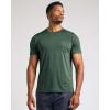 imageReal Essentials 4 Pack Mens DryFit Short Sleeve Pocket Crew Performance Athletic TShirt Available in Big ampamp TallSet 2