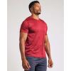 imageReal Essentials 4 Pack Mens DryFit Short Sleeve Pocket Crew Performance Athletic TShirt Available in Big ampamp TallSet 4