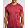 imageReal Essentials 4 Pack Mens DryFit Short Sleeve Pocket Crew Performance Athletic TShirt Available in Big ampamp TallSet 4