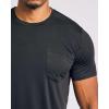 imageReal Essentials 4 Pack Mens DryFit Short Sleeve Pocket Crew Performance Athletic TShirt Available in Big ampamp TallSet 5