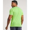 imageReal Essentials 4 Pack Mens DryFit Short Sleeve Pocket Crew Performance Athletic TShirt Available in Big ampamp TallSet 5