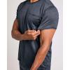 imageReal Essentials 4 Pack Mens DryFit Short Sleeve Pocket Crew Performance Athletic TShirt Available in Big ampamp TallSet 7