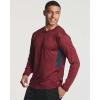 imageReal Essentials 4 Pack Mens DryFit UV Moisture Wicking UPF 50 SPF Sun Protective Fishing Hiking Active Long Sleeve ShirtSet E