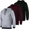 imageReal Essentials 3 Pack Mens Fleece Pullover Hoodie  Long Sleeve Hooded Sweatshirt Pockets Available in Big ampamp TallSet 8