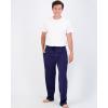 imageReal Essentials 3 Pack Mens Pajama Pants  Knit Cotton Flannel Plaid Lounge Bottoms Available In Big ampamp TallCotton Set 4