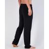 imageReal Essentials 3 Pack Mens Pajama Pants  Knit Cotton Flannel Plaid Lounge Bottoms Available In Big ampamp TallCotton Set 4