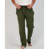 imageReal Essentials 3 Pack Mens Pajama Pants  Knit Cotton Flannel Plaid Lounge Bottoms Available In Big ampamp TallCotton Set 4