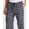 imageReal Essentials 3 Pack Mens Pajama Pants  Knit Cotton Flannel Plaid Lounge Bottoms Available In Big ampamp TallFlannel Set 4