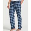 imageReal Essentials 3 Pack Mens Pajama Pants  Knit Cotton Flannel Plaid Lounge Bottoms Available In Big ampamp TallFlannel Set 4