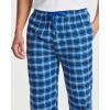 imageReal Essentials 3 Pack Mens Pajama Pants  Knit Cotton Flannel Plaid Lounge Bottoms Available In Big ampamp TallFlannel Set 9