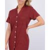 imageReal Essentials 3 Pack Womens Short Sleeve Full ButtonDown Henley Nightshirt Nightgown Sleep Dress Available In Plus SizeSet 2