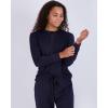 imageReal Essentials 2 Pack Womens Soft Long Sleeve Sleep Set  Comfortable Lounge Pull Over Hoodie and Henley JoggerHenley Set 8