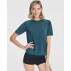 imageReal Essentials 4 Pack Womens UPF Short Sleeved Active Rashguard ampamp UV Sun Protection Swimsuit Top Availabe in Plus SizeSet 1