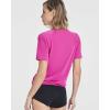 imageReal Essentials 4 Pack Womens UPF Short Sleeved Active Rashguard ampamp UV Sun Protection Swimsuit Top Availabe in Plus SizeSet 6