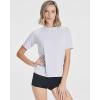 imageReal Essentials 4 Pack Womens UPF Short Sleeved Active Rashguard ampamp UV Sun Protection Swimsuit Top Availabe in Plus SizeSet 7