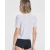 imageReal Essentials 4 Pack Womens UPF Short Sleeved Active Rashguard ampamp UV Sun Protection Swimsuit Top Availabe in Plus SizeSet 7