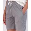 imageReal Essentials 4Pack Womens 7quot Mesh QuickDry Bermuda Active Athletic Long Shorts with Pockets Available in Plus SizeSet 6