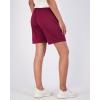 imageReal Essentials 4Pack Womens 7quot Mesh QuickDry Bermuda Active Athletic Long Shorts with Pockets Available in Plus SizeSet 6
