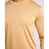 imageReal Essentials 4 Pack Mens DryFit Active Athletic Long Sleeve Pocket Crew TShirt Outdoors UPF 50 S5XLTSet 10