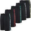 imageReal Essentials 5 Pack Mens Mesh Athletic Basketball Shorts Quick Dry Activewear with PocketsSet Q