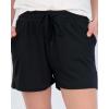imageReal Essentials 3 Pack Womens UltraSoft Athletic Lounge Casual Sweat Shorts with Pockets Available in Plus SizeSet 3