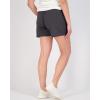 imageReal Essentials 4 Pack Womens Athletic DryFit Lounge Shorts with Zipper Pockets Available in Plus SizeSet 12