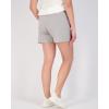 imageReal Essentials 4 Pack Womens Athletic DryFit Lounge Shorts with Zipper Pockets Available in Plus SizeSet 14
