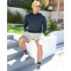 imageReal Essentials 5 Pack Mens 5quot Inseam DryFit Running Workout Shorts  Pockets ampamp Drawstring Available in Big ampamp TallSet 10