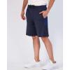 image5 Pack Mens Active Quick Dry Fit Shorts  Athletic Running Gym Workout Casual Shorts with Pockets BulkSet B