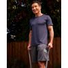 image5 Pack Mens Active Quick Dry Fit Shorts  Athletic Running Gym Workout Casual Shorts with Pockets BulkSet C