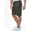 image5 Pack Mens Active Quick Dry Fit Shorts  Athletic Running Gym Workout Casual Shorts with Pockets BulkSet G