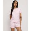 imageReal Essentials 2 Pack Ultra Soft Womens Pajama Set Short Sleeve and Shorts Lounge ampamp Sleepwear Available In PlusSet 10