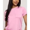imageReal Essentials 2 Pack Ultra Soft Womens Pajama Set Short Sleeve and Shorts Lounge ampamp Sleepwear Available In PlusSet 11