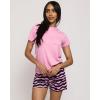 imageReal Essentials 2 Pack Ultra Soft Womens Pajama Set Short Sleeve and Shorts Lounge ampamp Sleepwear Available In PlusSet 11