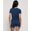 imageReal Essentials 2 Pack Ultra Soft Womens Pajama Set Short Sleeve and Shorts Lounge ampamp Sleepwear Available In PlusSet 2