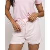 imageReal Essentials 2 Pack Ultra Soft Womens Pajama Set Short Sleeve and Shorts Lounge ampamp Sleepwear Available In PlusSet 4