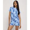 imageReal Essentials 2 Pack Ultra Soft Womens Pajama Set Short Sleeve and Shorts Lounge ampamp Sleepwear Available In PlusSet 4